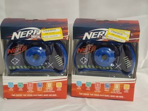 (2) Nerf 48M Pixel Digital Camera, 4x Zoom, MP3 Play, 128 micro SD card with Educational & Fun games