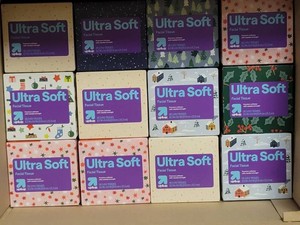 12ct Ultra Soft facial tissue 65-3ply sheets