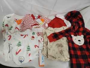 Collection of NEW baby BOY sleepers ranging from size Newborn to 9 months