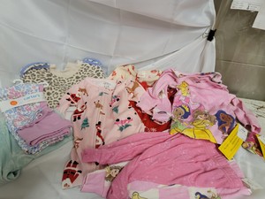 Collection of NEW baby GIRL outfits, sleepers and more in size 12 months