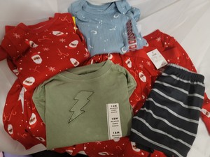 NEW baby BOY size 18 months 2pc pajama sets, onsie, shorts and long sleeve onsie
