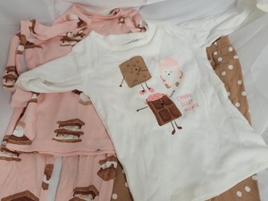 Lot of 2 NEW baby GIRL 2pc Long sleeve top and pajama pants sets size 18 months
