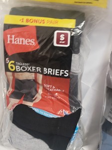 Mens new Hanes size Small Boxer Brief underwear variety