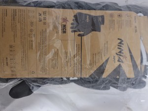 12pr Ninja HPT General Purpose Abrasion Resistant grip smart work gloves