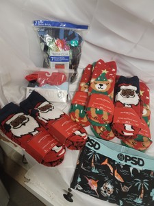 Boys sizes boxer brief underwear and sock variety in assorted sizes