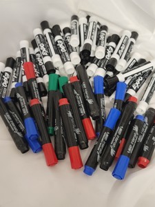 Bulk supply of dry erase and permanent markers