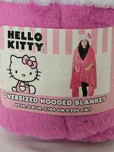 Hello Kitty Oversized hooded blanket 43x81in