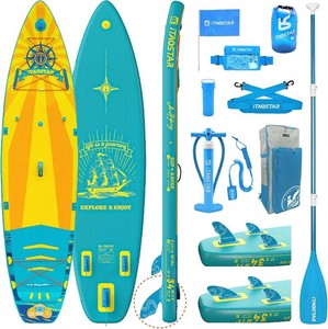 $200 iTAOSTAR Journey 11'6" / 11' 34" / 11' 35" Extra Wide Paddle Board, One-Stop Premium SUP Board Accessories, Tailored Fins, Stable Inflatable Stand Up Paddle Boards for Youth/Adults of All Skill Levels