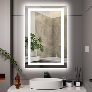 $170 Hivone 36X24 LED Bathroom Mirror with Lights, UL Listed