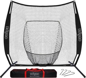 7x7FT Baseball Net for Any Skill Level Players to Batting&Hitting&Pitching