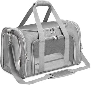 Soft-Sided CatDogPet Carrier, Collapsible Pets Travel Carriers