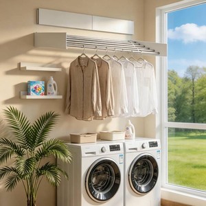 Wall Mounted Drying Rack 40 Foldable Space Saving for Laundry Room