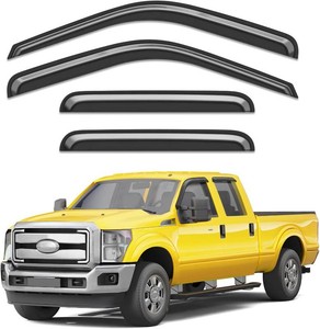 Window Visors Rain Guards for Ford F250F350F450F550 SuperCrew 1999-2016