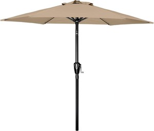 Simple Deluxe 9 Patio Umbrella Outdoor Table Market Yard Umbrella with Push Button TiltCrank