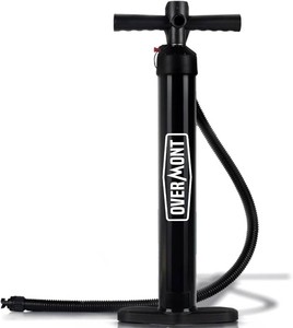 Overmont stand-up paddleboard pump SUP accessories, Large, Black