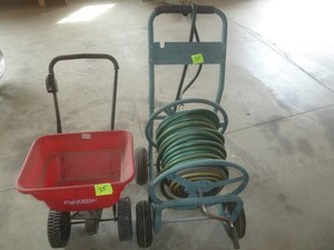 Hose Cart & Fertilizer Spreader