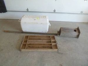 Igloo Cooler & Wood Duck House