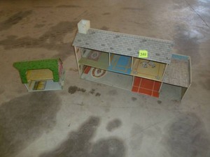 Vintage Tin Barns x 2