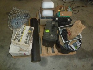 Pallet of Building MaterialsFasteners