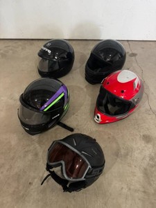 4 Helmets Assorted Sizes