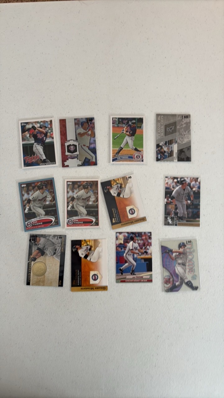 Jim Thome Minnesota Twins Card Lot