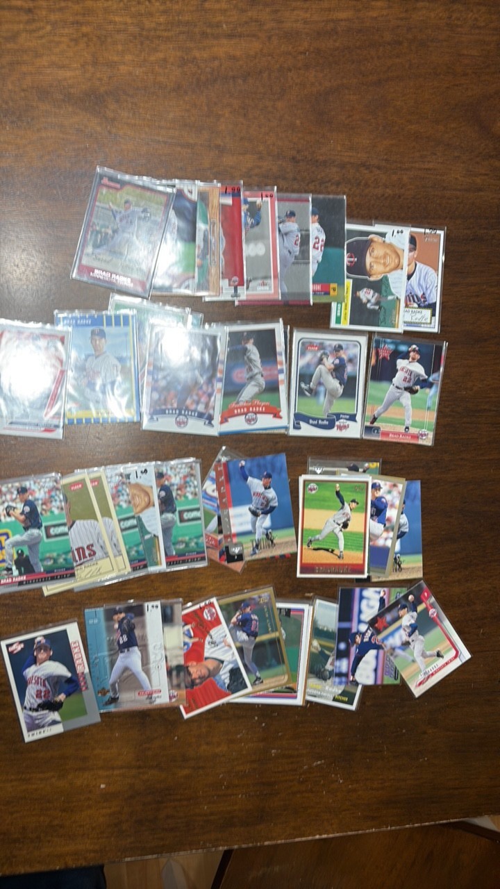 Brad Radke Minnesota Twins Card Lot