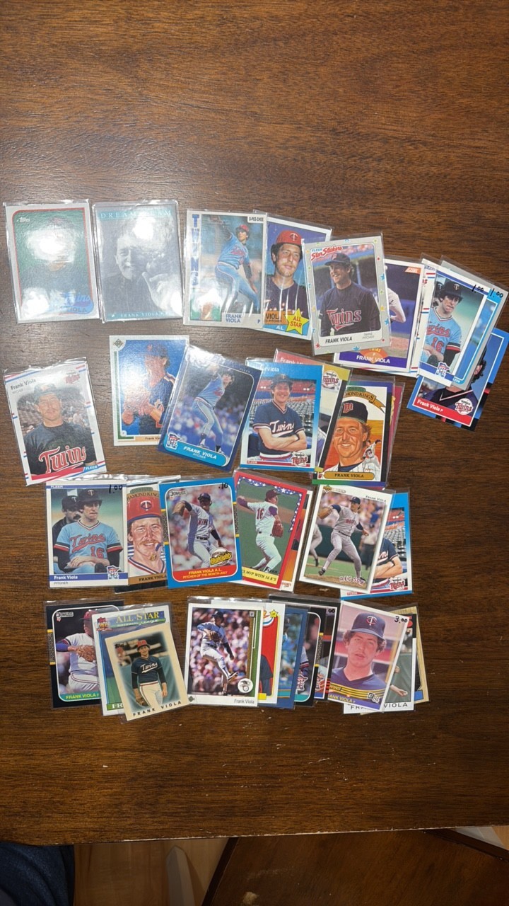 Frank Viola Minnesota Twins Card Lot