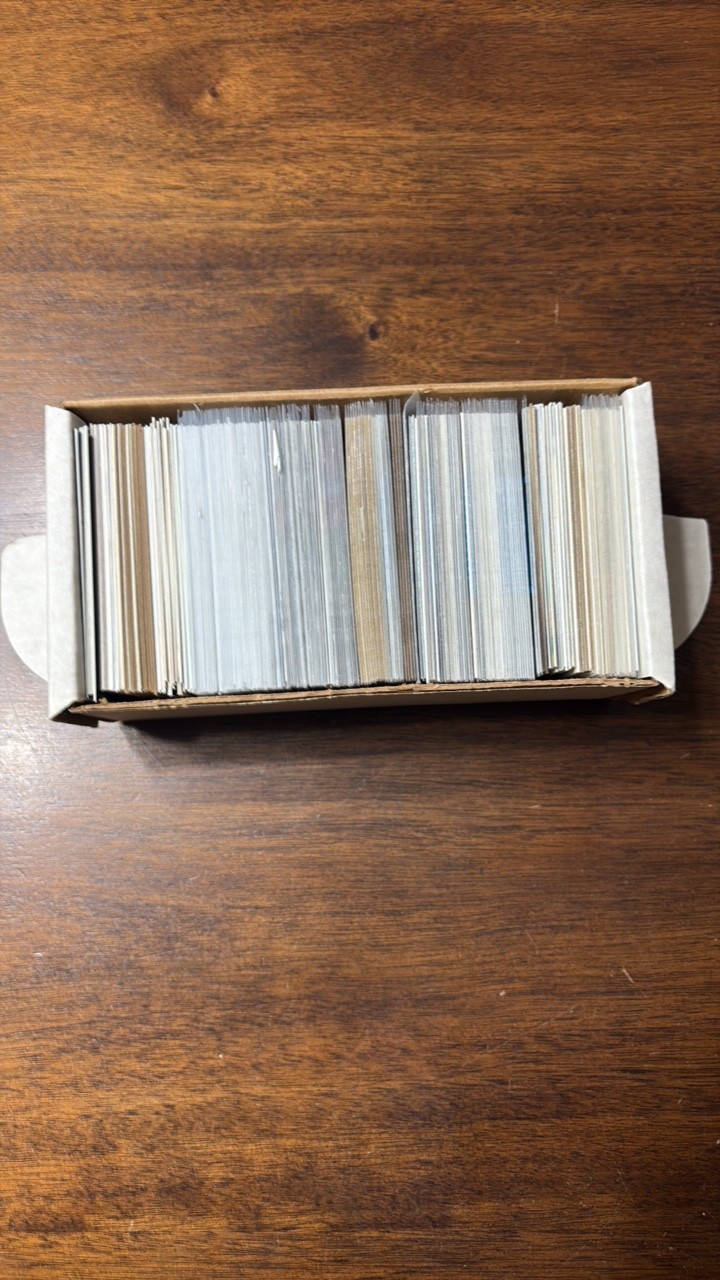 Box of Minnesota Twins Cards, Mix of Years, Players and Card Companies