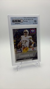 2018 Leaf Exclusive Edition Josh Allen Rookie Card Gem Graded Perfect 10 Gem Mint