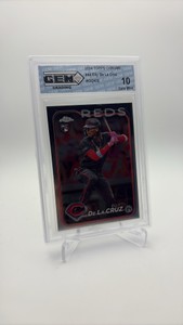 2024 Topps Chrome Elly De La Cruz Rookie Card Gem Graded Perfect 10 Gem Mint
