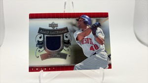 2007 Upper Deck Series 1 Torii Hunter Game Materials Jersey Patch Card