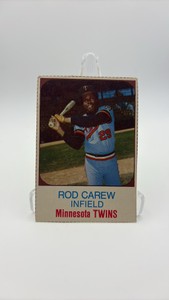 Rod Carew Hostess Card Rare Great Shape Hand Cut