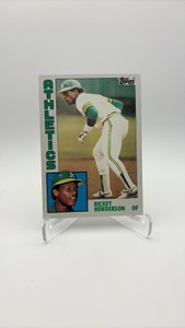 1984 Topps Rickey Henderson Vintage Baseball Card