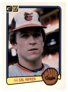 1983 Donruss - Cal Ripken #279 2nd Year Card