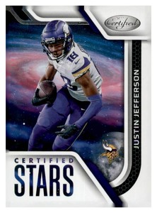 2022 Panini Certified - Certified Stars Justin Jefferson #CS-23