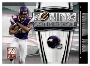2008 Donruss Elite Sidney Rice Zoning Commission Insert Card Vikings