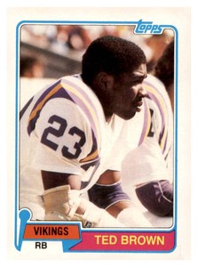 1981 Topps - Ted Brown #247 (RC)