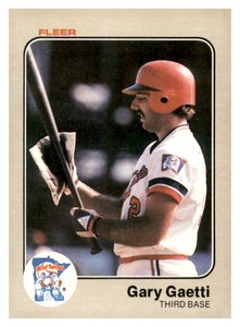 1983 Fleer - Gary Gaetti #613 (RC)
