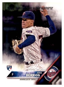 2016 Topps Update Series - Rookie Debut Jos Berros #US228 (RC)