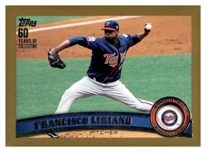 2011 Topps - Francisco Liriano #350 Gold 2011