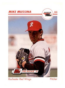 1991 Line Drive Pre-Rookie - AAA Mike Mussina #462 (RC)
