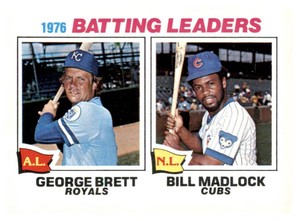 1977 Topps - League Leaders George Brett, Bill Madlock #1