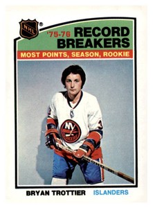 1976-77 Topps - Record Breaker Bryan Trottier #67 (RC)