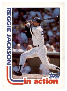 1982 Topps - In Action Reggie Jackson #301