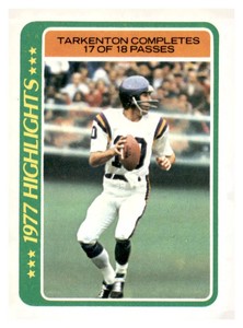 1978 Topps - Highlights Fran Tarkenton #5