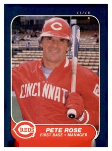 1986 Fleer - Pete Rose #191
