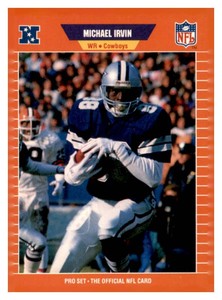 1989 Pro Set - Michael Irvin #89 (RC)
