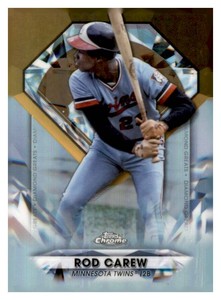 2022 Topps Chrome Update Series - Diamond Greats Chrome Rod Carew #DGC-13