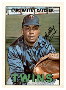 1967 Topps - Earl Battey #15 Vintage Twins Card