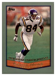 1999 Topps - Randy Moss #318 2nd Year Card